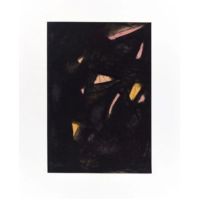 Untitled Composition - Original Lithograph by Primo Conti - 1973 1973 For Sale