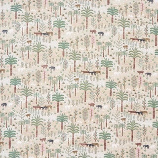 Sample - Schumacher Las Colinas Scenic Tapestry Fabric, Natural For Sale