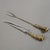 Rustic European Vintage Stainless Steel and Horn Cutlery Carving Set, Wingen 1960s For Sale - Image 3 of 5