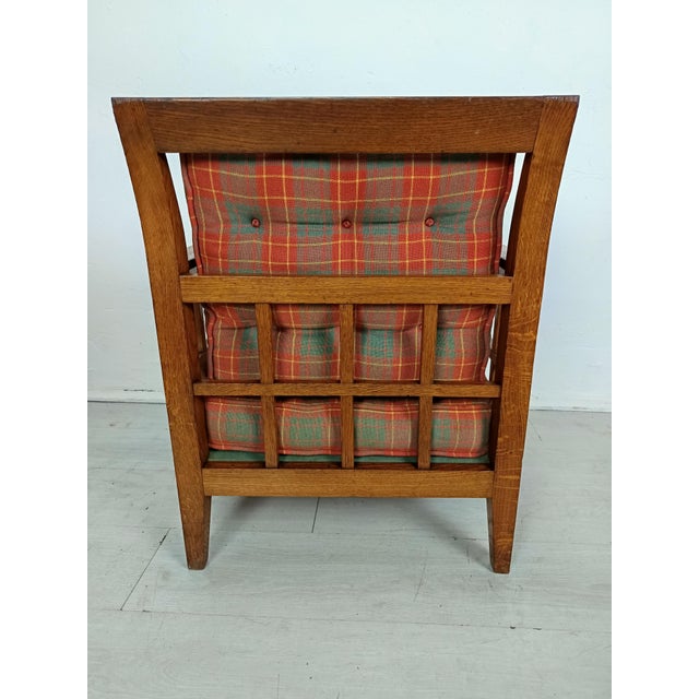 Vintage Oak Reconstruction Chair by René Gabriel, 1950s For Sale - Image 6 of 14