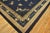 1890s Blue Ground Scattered Floral Sprays Antique Chinese Peking Knotted Rug For Sale - Image 11 of 11
