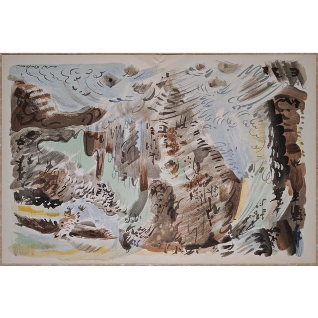Modern André Masson, Le Torrent (The Torrent), 1952, Lithograph For Sale - Image 3 of 3