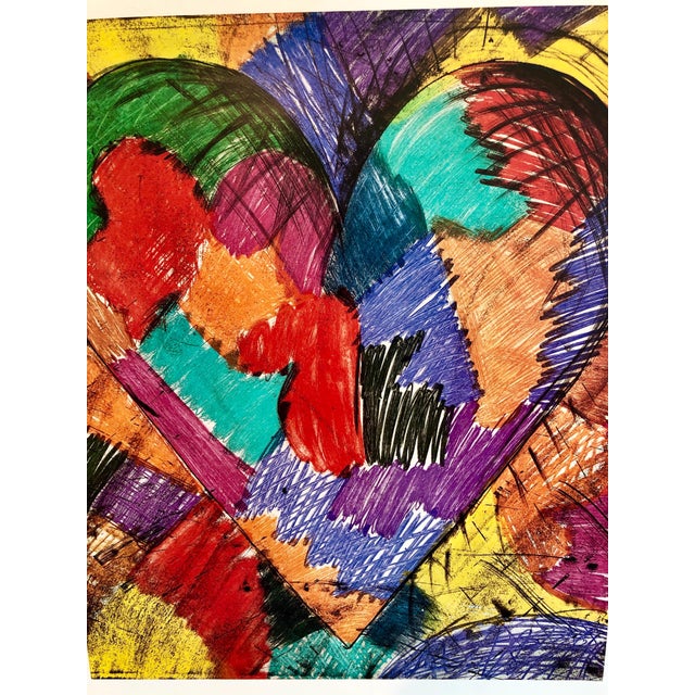 Jim Dine, Monotypes et Gravures, Galerie Maeght, Paris, 1983. Vintage Offset Lithograph Poster American contemporary pop...