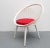 - Model Circle Chair - Designed by Yngve Ekström - Made of solid wood painted white - The pillows were newly made -...