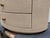 Kathy Kuo Beatrice Modern Classic Cream Painted Linen Oval Nightstand For Sale - Image 12 of 12