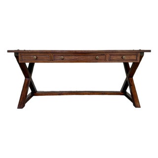 Jonathan Charles Rustic Casual Desk For Sale