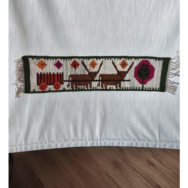 Decorative Wall Tapestry by Janowska, 1970s For Sale - Image 3 of 8