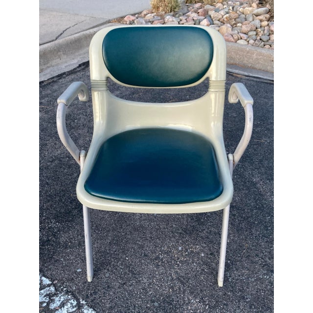 Metal 1980s Postmodern Armchairs Giancarlo Piretti & Emilio Ambasz for Dorsal Openark - Set of 5 For Sale - Image 7 of 13