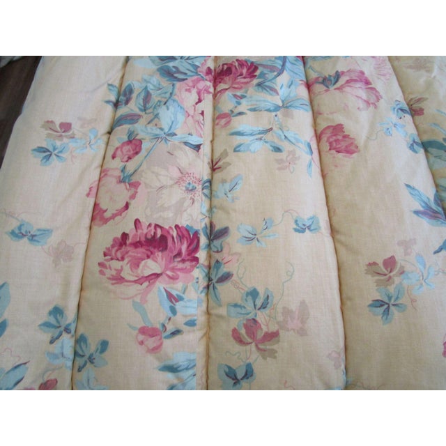 Textile Vintage Ralph Lauren Elsa Grasslands Floral Twin Comforter No Holes No Tears For Sale - Image 7 of 12