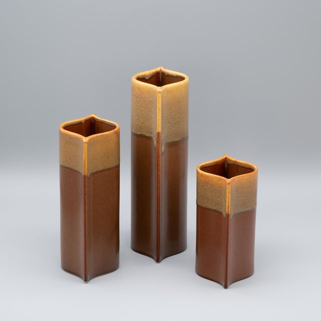 Rosenthal Studio Line Pillowcase Vase Trio by Karl & Ursula Scheid for Rosenthal, Germany, 1980s, Set of 3 For Sale - Image 4 of 11