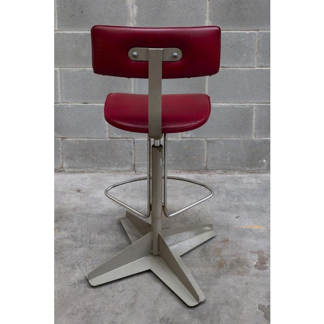 Industrial Swivel Work Stool by Bieffe Padova, 1970s For Sale - Image 6 of 10