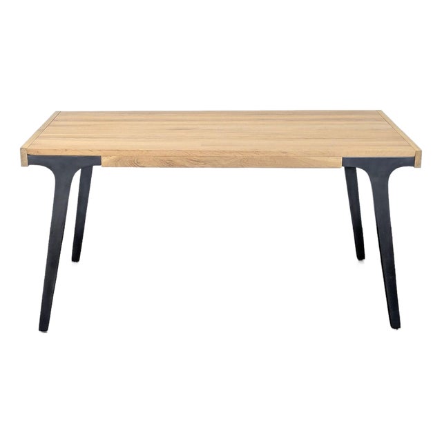 Crate & Barrel Lakin Expandable Dining Table For Sale