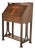Stickley Brothers Style Antique Mission Oak Arts & Crafts Drop Front Secretary Desk With Inlaid Marquetry, Circa 1910 For Sale