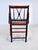 Antique Country Regency Cross Back Armchair With Brunschwig & Fils Cushion For Sale - Image 9 of 13