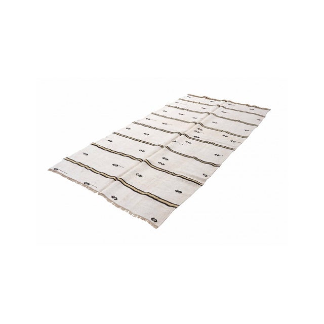 Handwoven vintage hemp kilim rug from Yozgat region of Turkey. Approximately 50-60 years old. In very good condition. Rare...