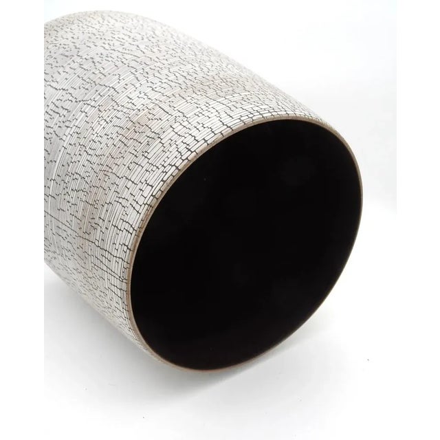 Ceramic Conical Ceramic Vase by Rina Menardi, 1990s For Sale - Image 7 of 15