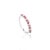 Metal Modern Chic Eternity Band With Baguette Cut Natural Pink Tourmaline Size 4 For Sale - Image 7 of 10