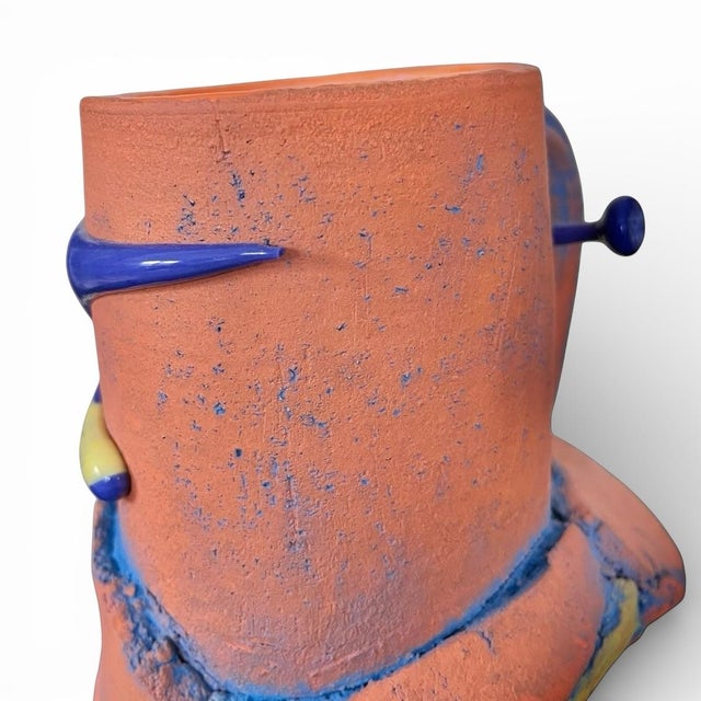 Sculptural Terracotta Mug by Mark Tarabula For Sale In Chicago - Image 6 of 8