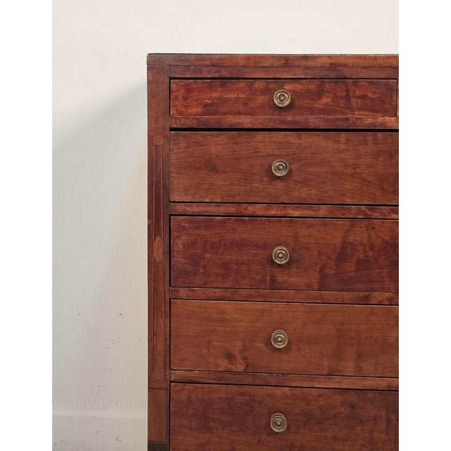 Traditional English or American Tall Chest of Drawers For Sale - Image 3 of 11