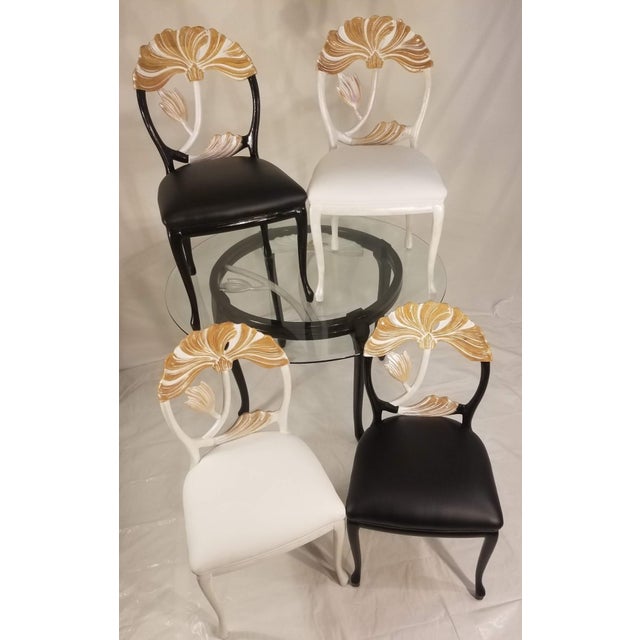 Wood Final Clearance 2025 Garden Botanical Sculpture Italian Dining Set 2Oth Century For Sale - Image 7 of 18