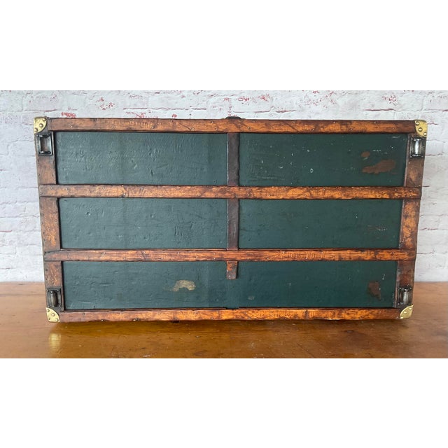Vintage Louis Vuitton Cabin Steamer Trunk, Leather & Wood, France For Sale - Image 12 of 16