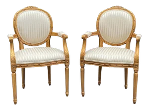Vintage "Andre Originals" Louis XVI Side Chairs- a Pair