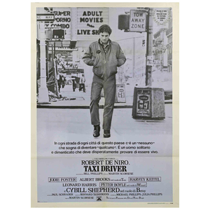 Italian Taxi Driver Movie Poster, 1976