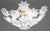 Vintage Murano glass chandelier full of white flowers. The chandelier has 6 light points with E14 connection, possible to...
