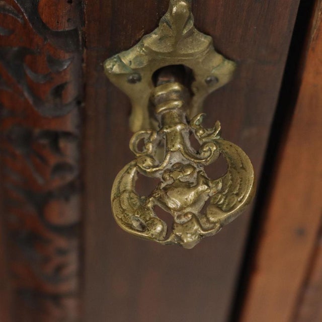 Italian Credenza in Walnut For Sale - Image 6 of 13