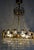 Brass and Lead Crystal 4-Light Chandelier from Weinfurtner, 1970s For Sale - Image 12 of 14