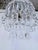 Metal 1950s Italian Brass Upside Down Layered Cake Chandelier For Sale - Image 7 of 8