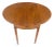 Charak Banded Mahogany Hand Made Pembroke Drop Leaf Side End Lamp Table For Sale
