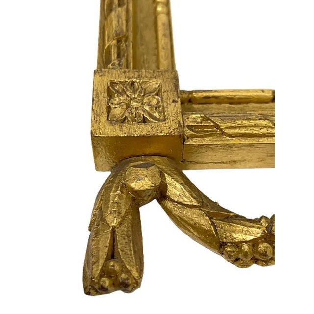 Wood Miniature Giltwood Mirrors and Consoles Set, Set of 6 For Sale - Image 7 of 11