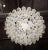 Modernist Handblown Translucent Murano Glass Polyhedral Chandelier For Sale In New York - Image 6 of 8