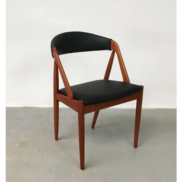 Vintage Teak Dining Chairs by Kai Kristiansen for Andersen Møbelfabrik, Customizable Reupholstery, 1960s, Set of 8 For Sale - Image 3 of 10