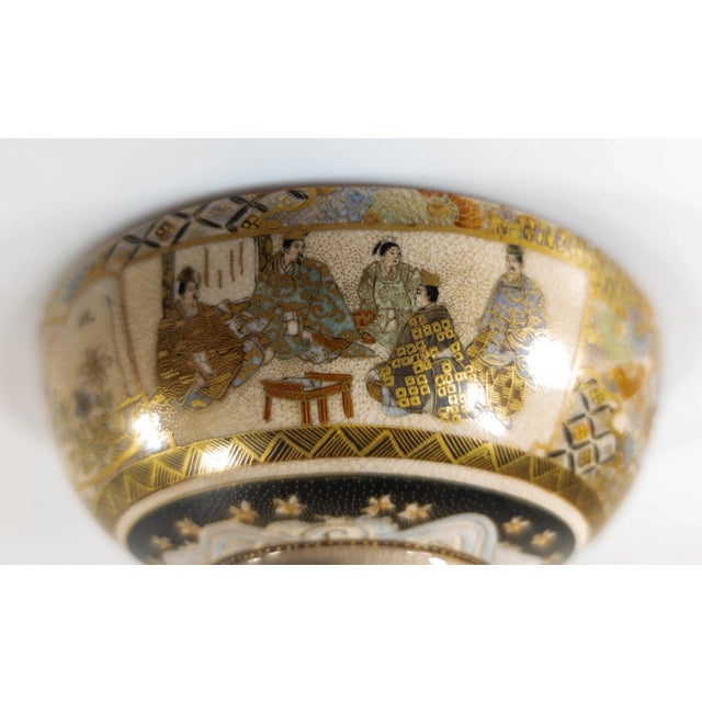 19th Century Japanese Meiji Period Satsuma Bowl For Sale - Image 10 of 12