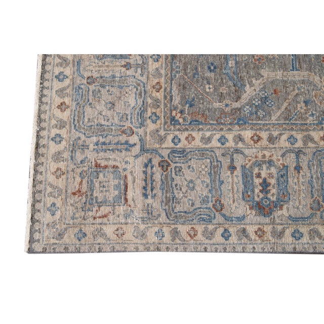21st Century Contemporary Wilton Indian Wool Rug For Sale In New York - Image 6 of 13