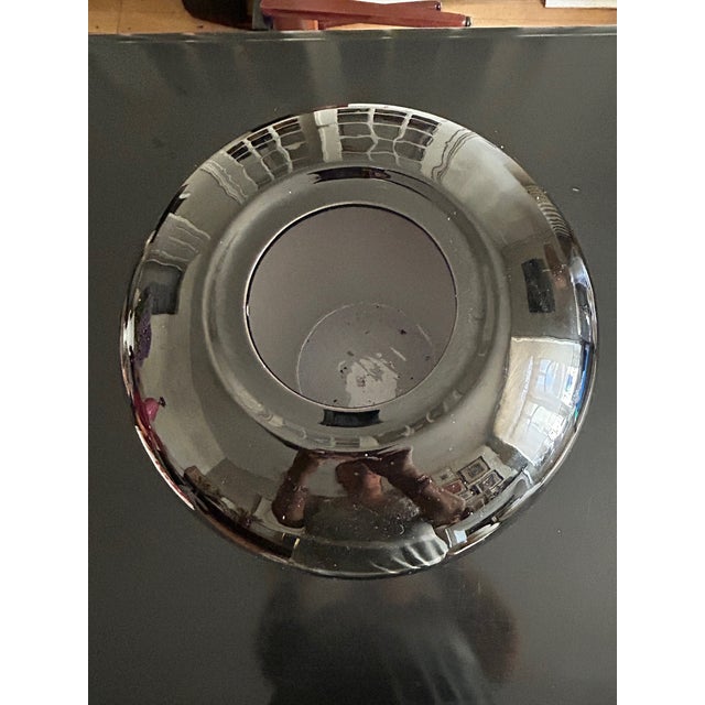 Large Enameled Ceramic Vase, 1980s For Sale - Image 10 of 11