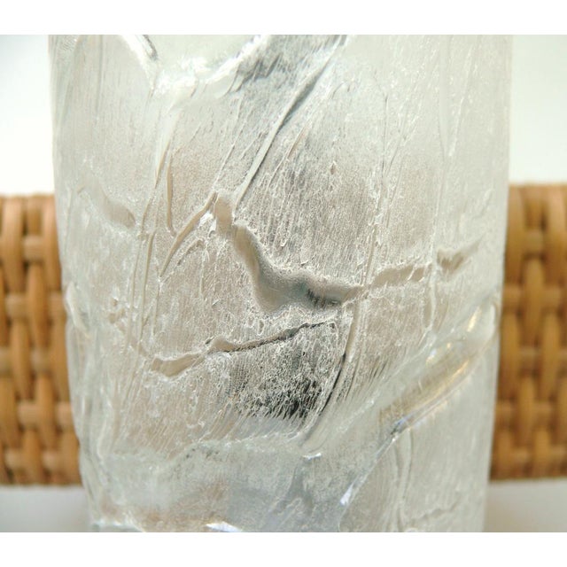 Wall Lights in Ice Glass, Rattan & Brass from Doria Leuchten, 1960s, Set of 2 For Sale - Image 15 of 18