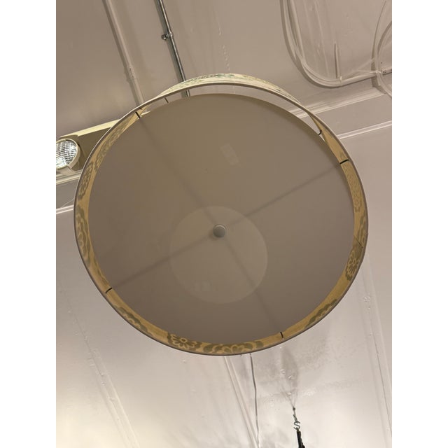 Lotus Blue Abba Double Light Pendant For Sale - Image 10 of 12