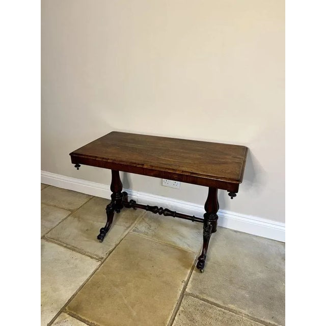 Antique Victorian Rosewood Centre Table, 1860s For Sale - Image 10 of 11