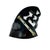 Black Vintage Art Deco Gilded Galalith Dancer Brooch by Auguste Bonaz, 1920s For Sale - Image 8 of 9