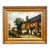 Large Scale Mid-Century Dutch Street Scene Oil on Canvas Painting After Willem Koekkoek For Sale
