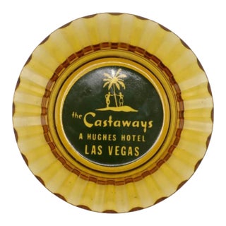 Castaways Hotel Las Vegas Glass Ashtray For Sale