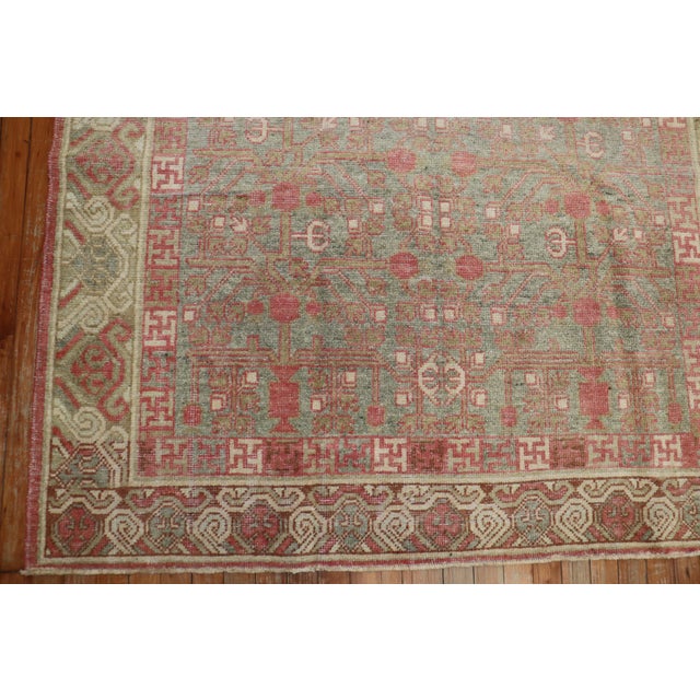 Early 20th Century Pomegranate Khotan Rug - 5'1" x 10'4" For Sale - Image 4 of 9