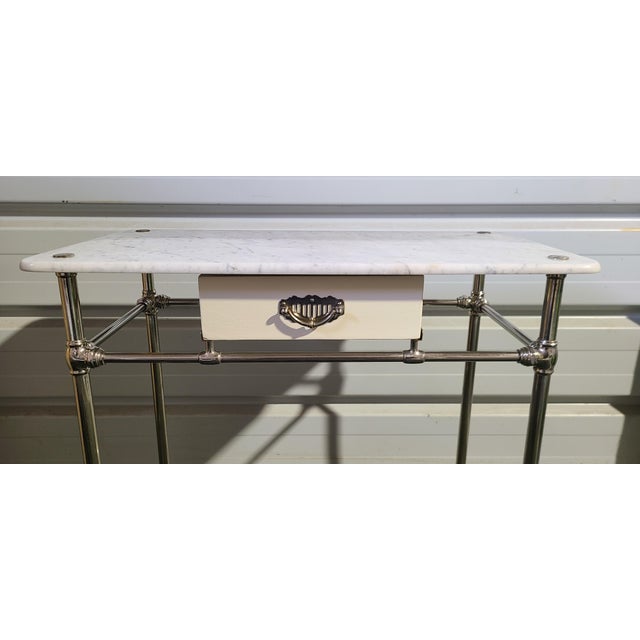 Brass Washing Table, 1900s For Sale - Image 9 of 13