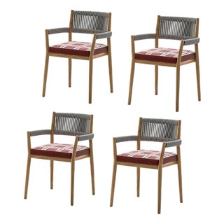 Dine Out Outside Chairs by Rodolfo Dordoni for Cassina, Set of 4 For Sale