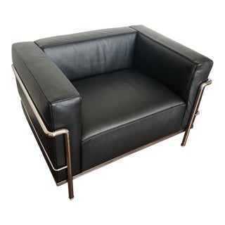 Mid-Century Modern Cassina Le Corbusier LC3 Armchair For Sale