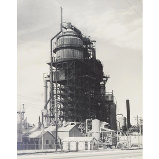 1950's Photograph of Cat Cracker Refinery For Sale