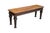 Antique Victorian English Tudor hall bench / seat / stool. Made of oak featuring rectangular form with four distinctively...